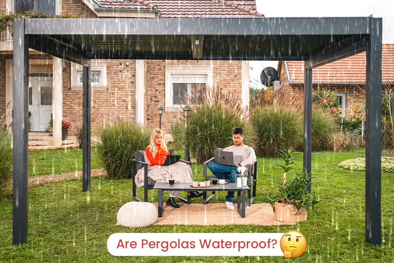 Are Pergolas Waterproof? How To Protect From Rain - Hansø Home
