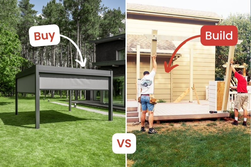 Is it Cheaper to Buy Or Build A Pergola