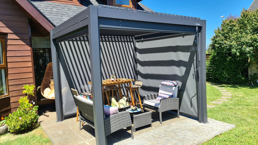 Steel vs Aluminium Pergola