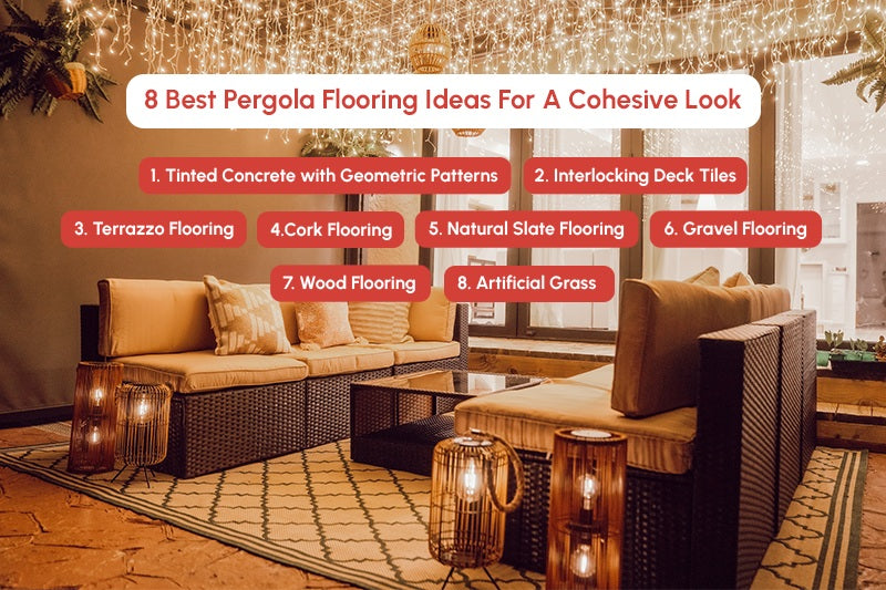 Pergola Flooring Ideas