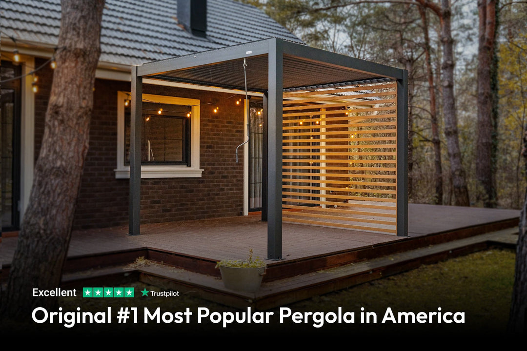 Aluminum pergola