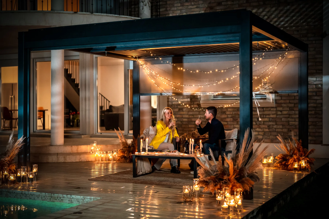 Aluminum pergola kit