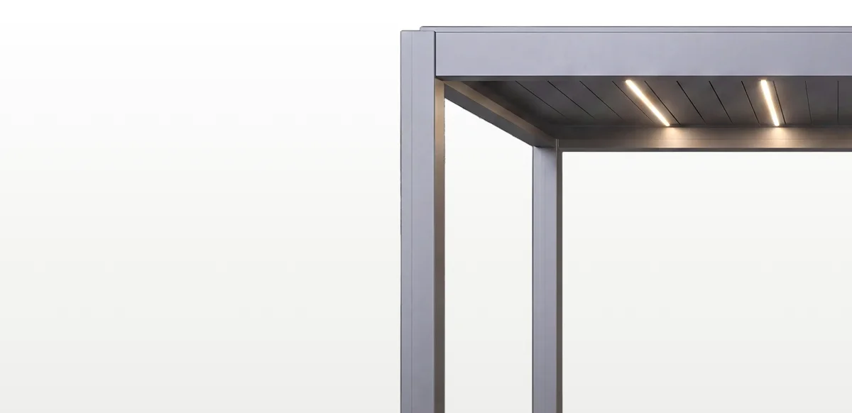 SoftGlow™ LED Lighting <span>Inside the Louvers.</span>