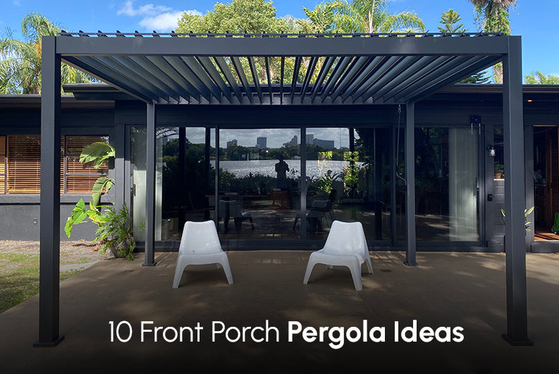 Front Porch Pergola Ideas