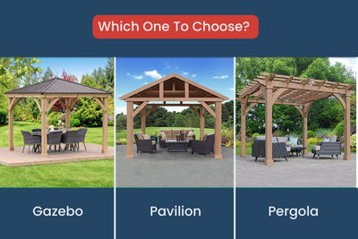 Gazebo vs Pavilion vs Pergola: Which One To Choose?
