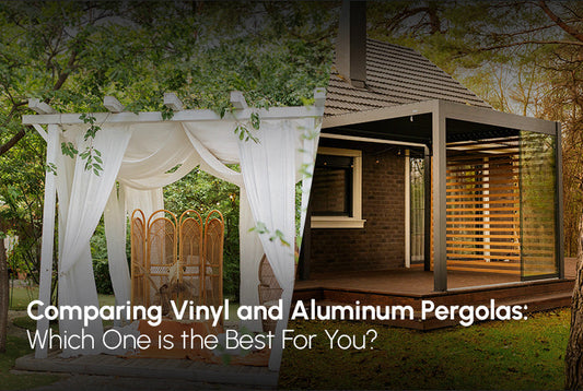 Vinyl Vs. Aluminum Pergola