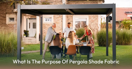Purpose of Pergola Shade Fabric