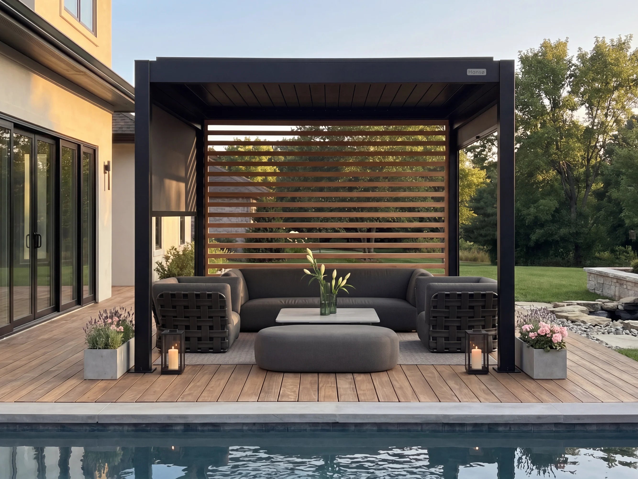 Hansø Aluminum Pergola Kit