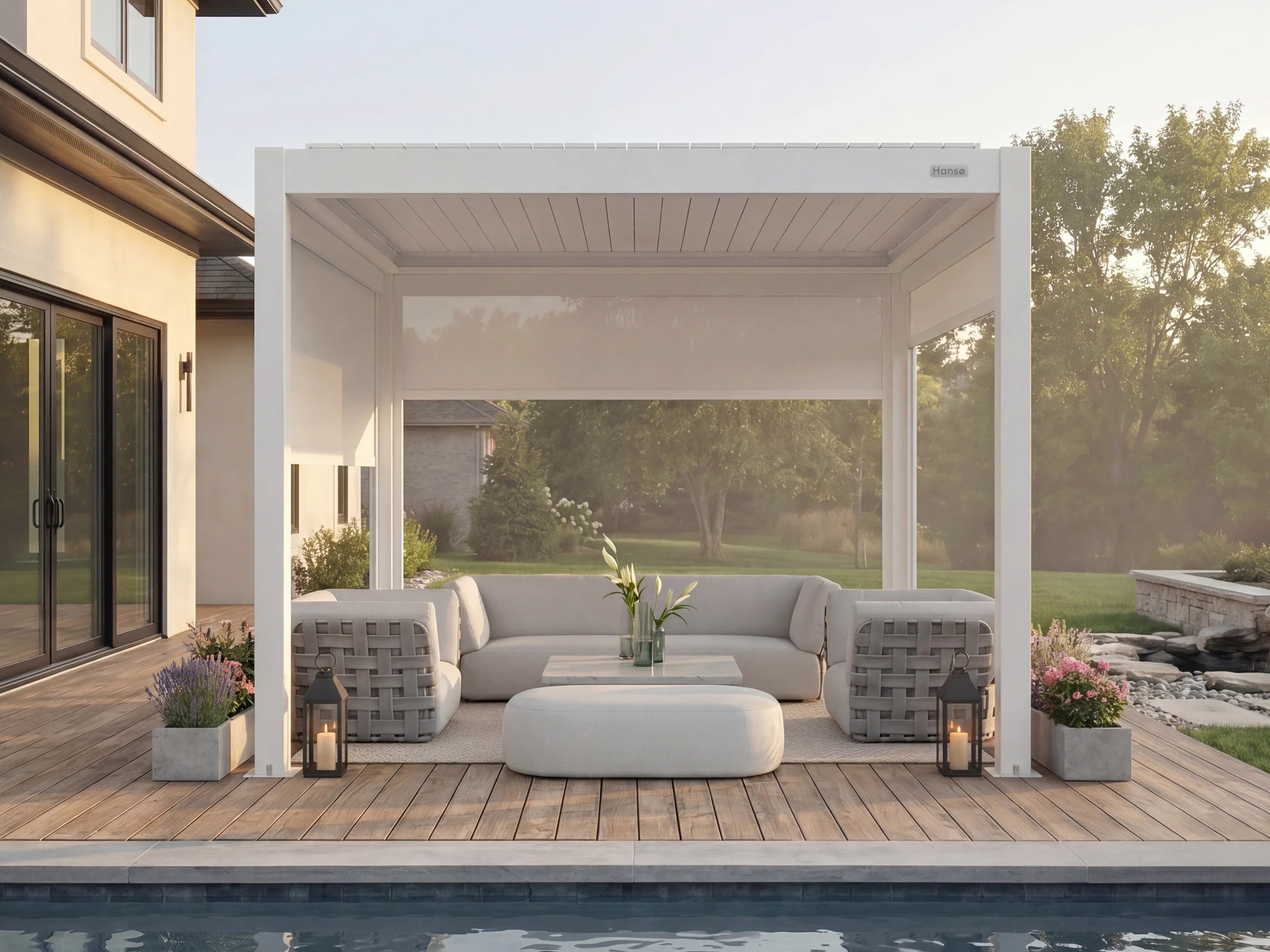 Hansø Aluminum Pergola Kit