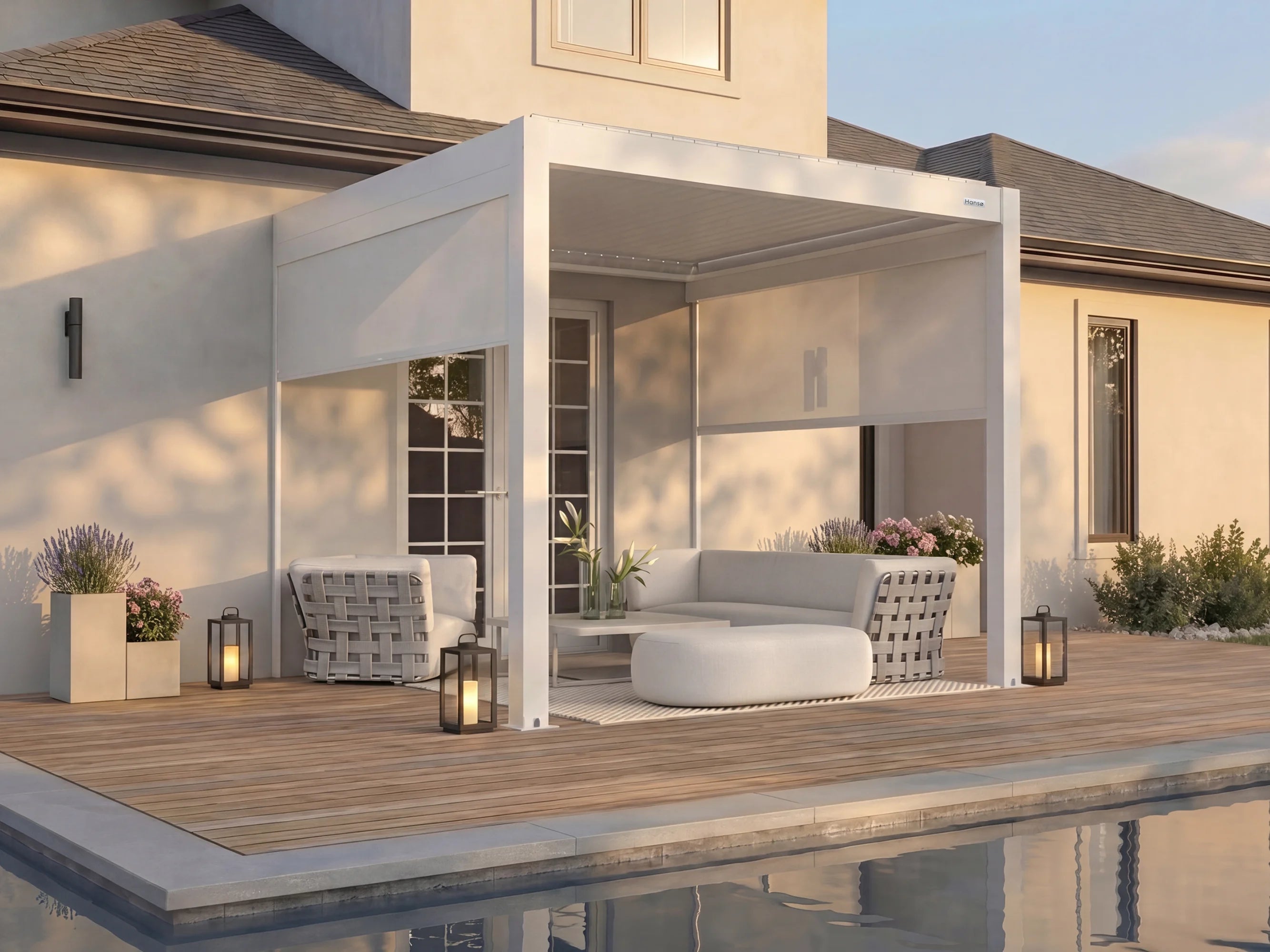 Hansø Aluminum Pergola Kit