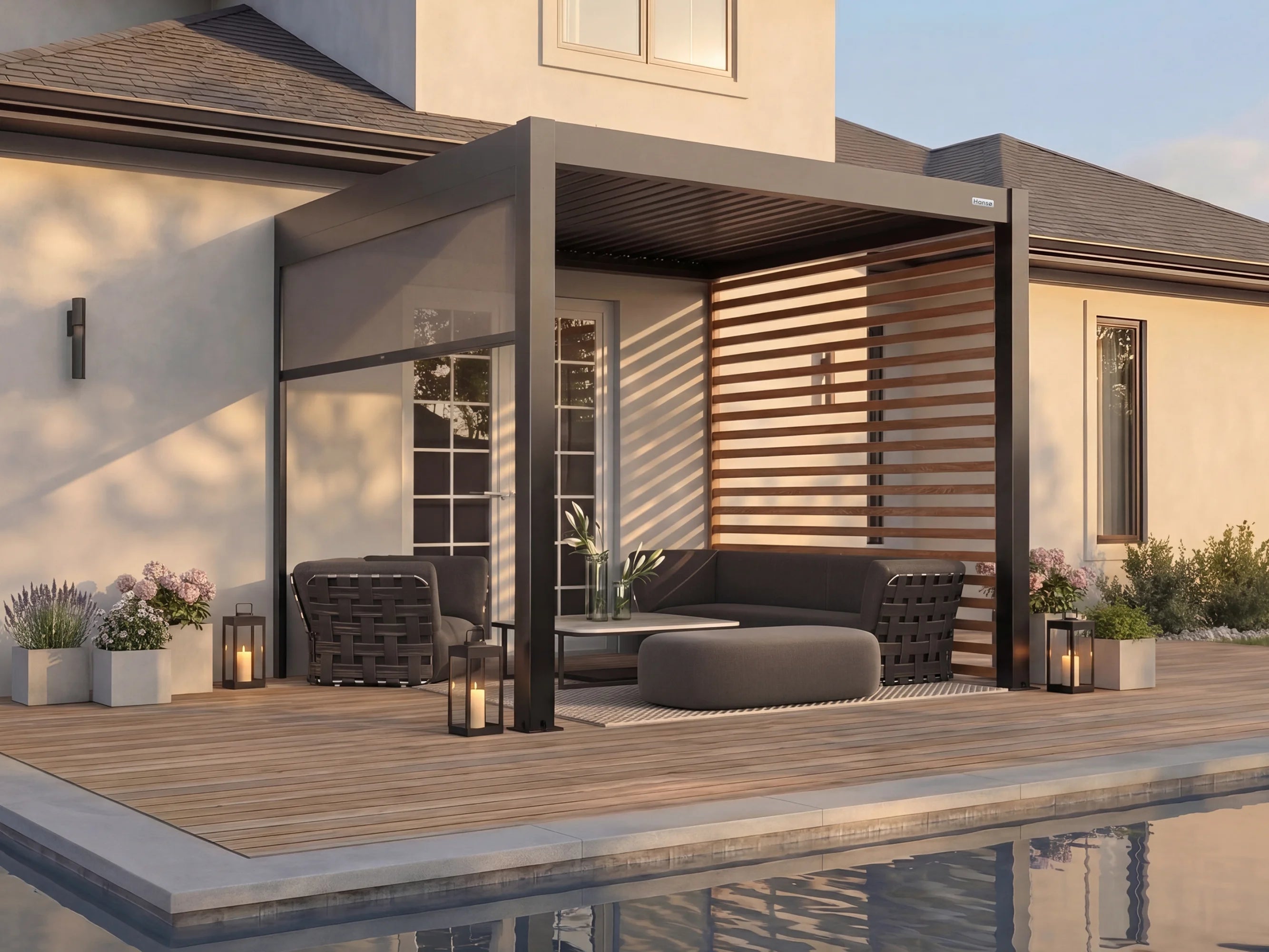 Hansø Aluminum Pergola Kit