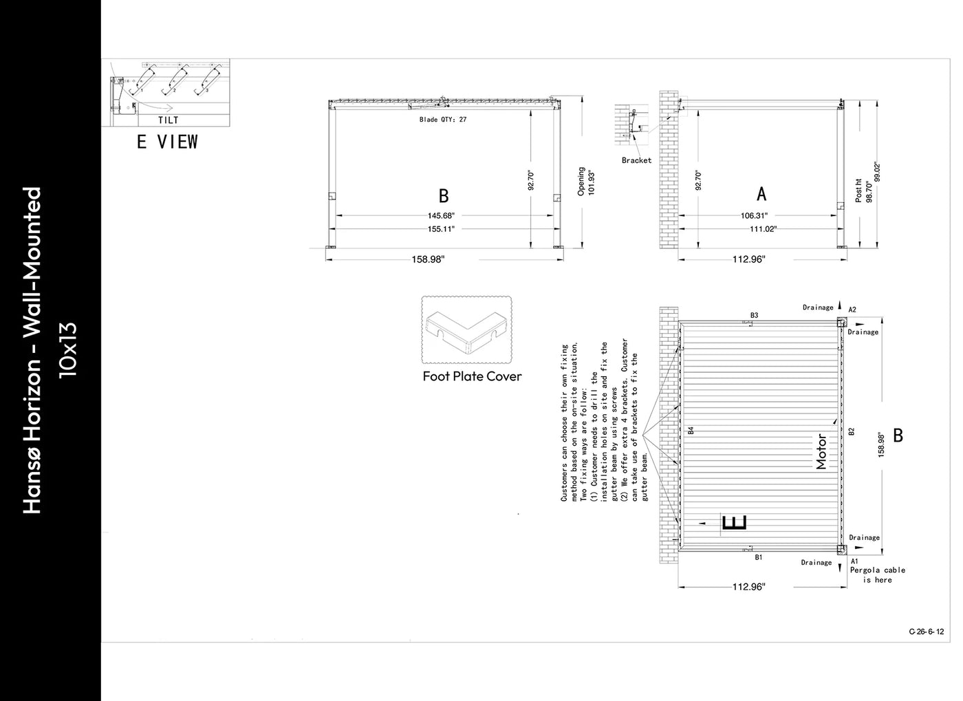 Sizes & Specifications