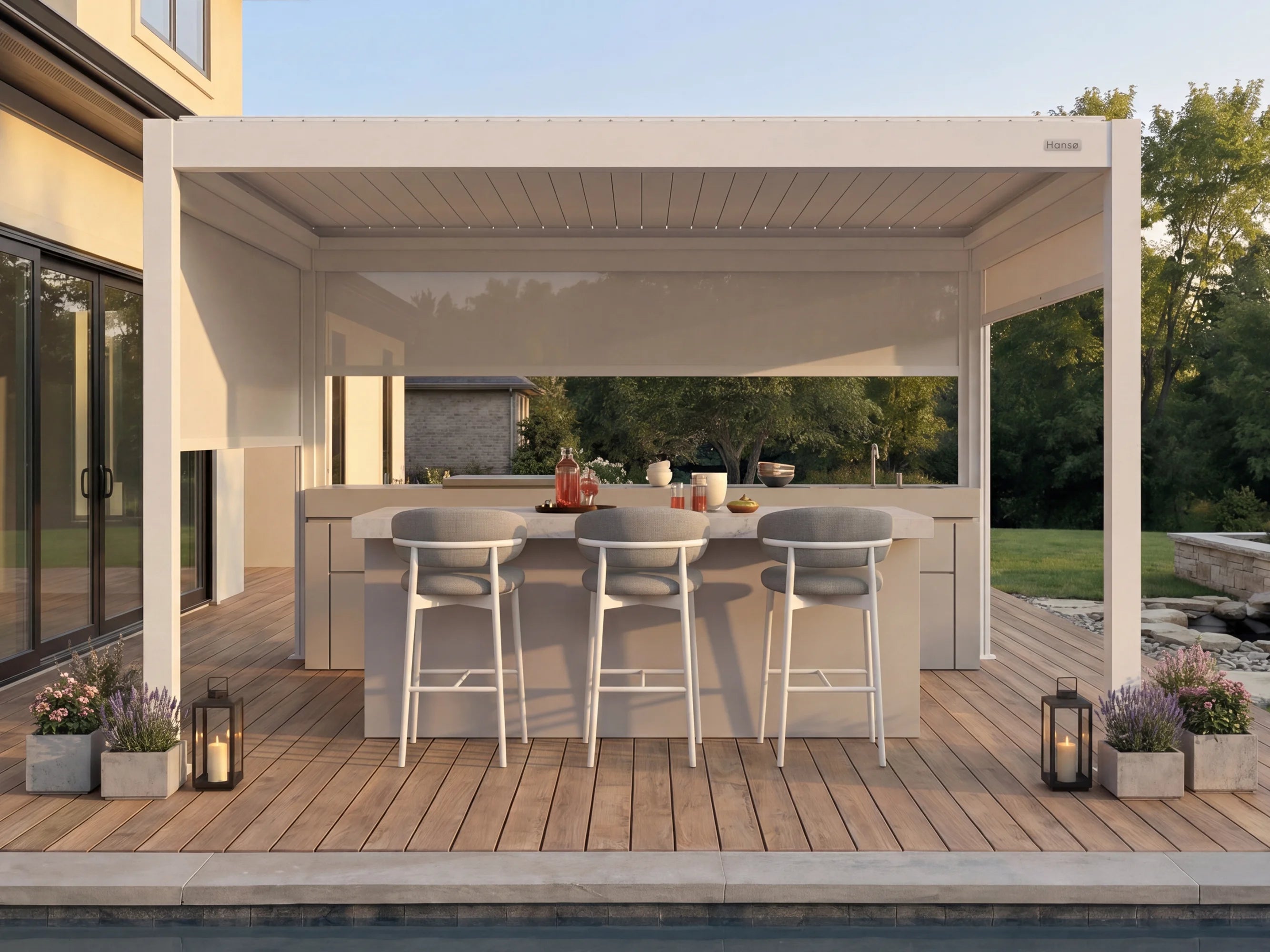 Hansø Aluminum Pergola Kit