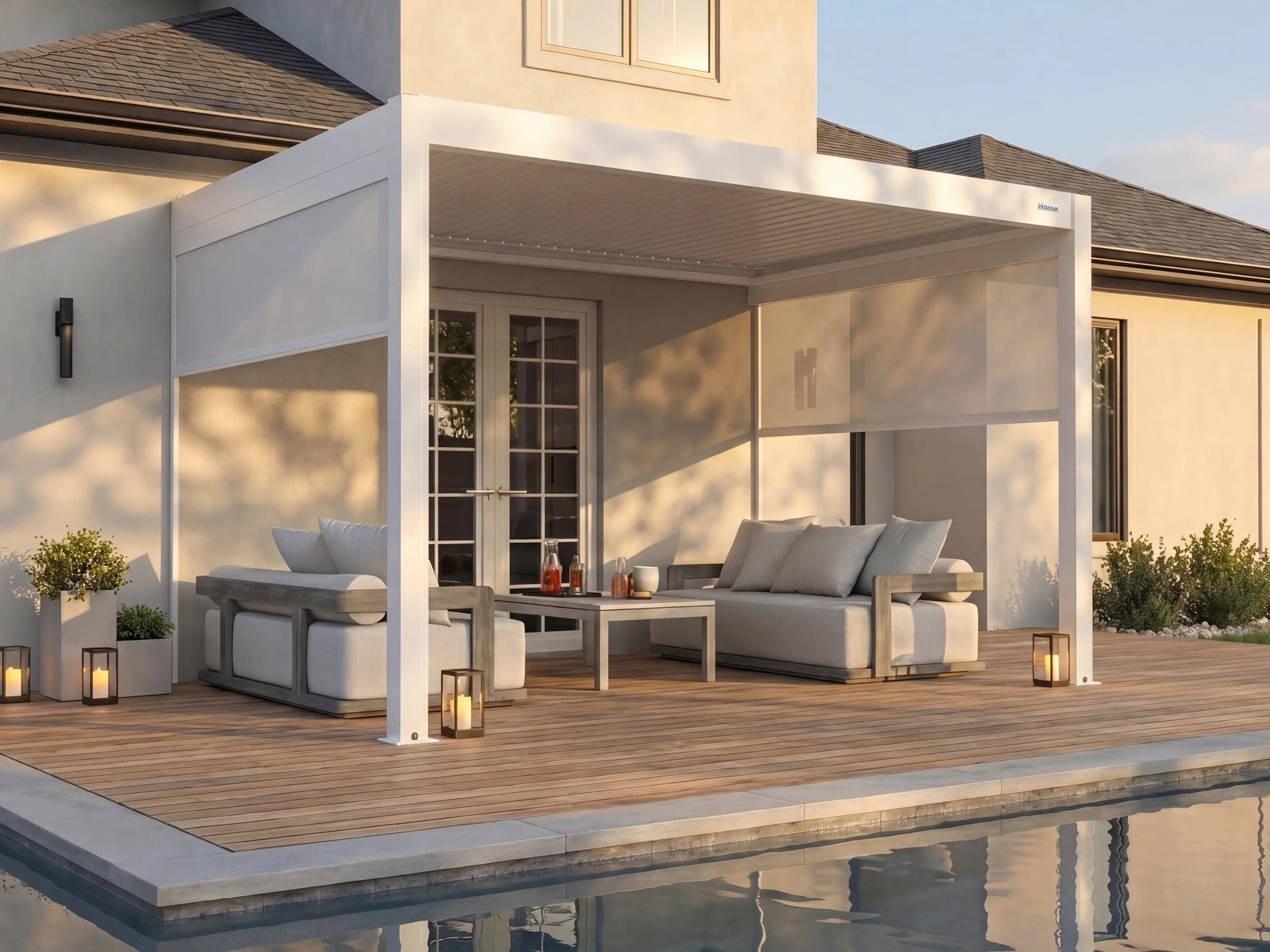 Hansø Aluminum Pergola Kit