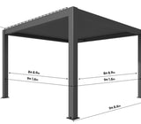 Hansø Aluminum Pergola Kit