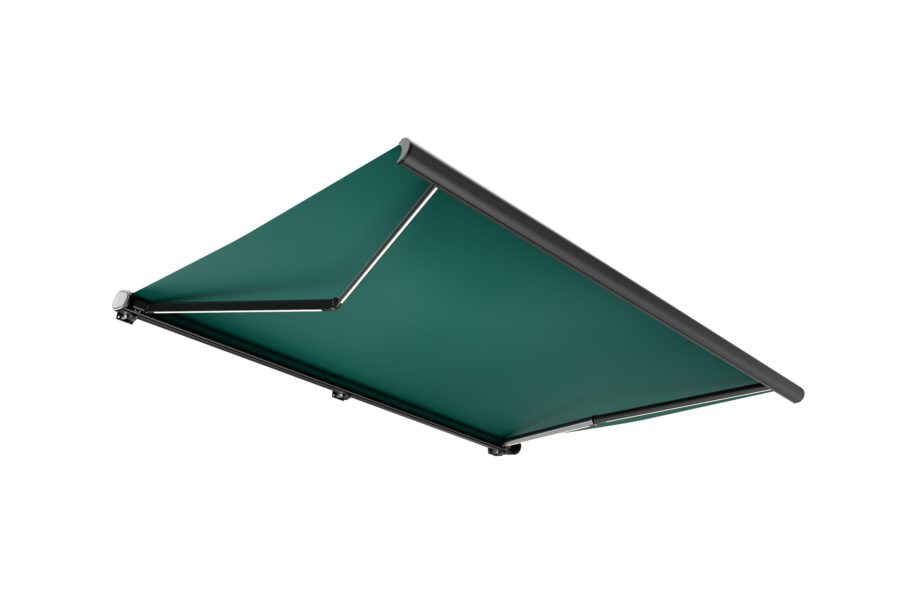 Electric retractable awning