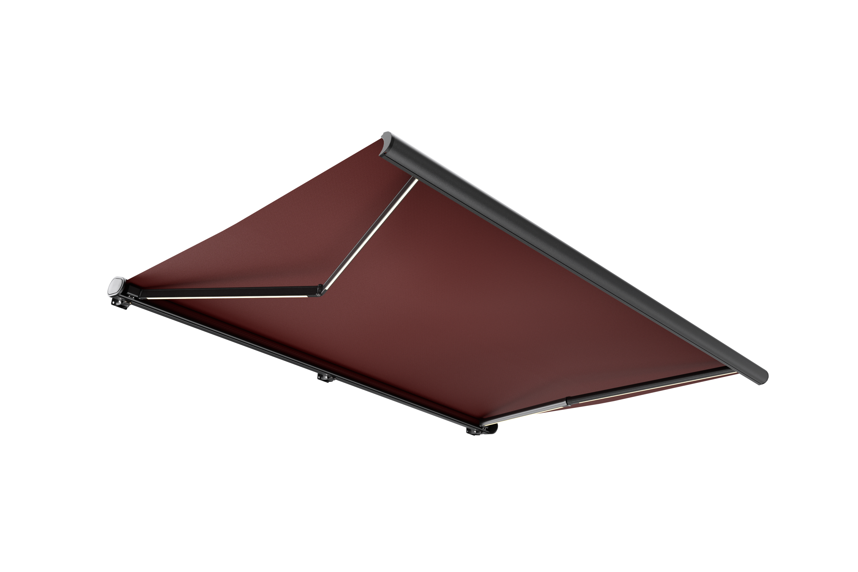 Electric retractable awning