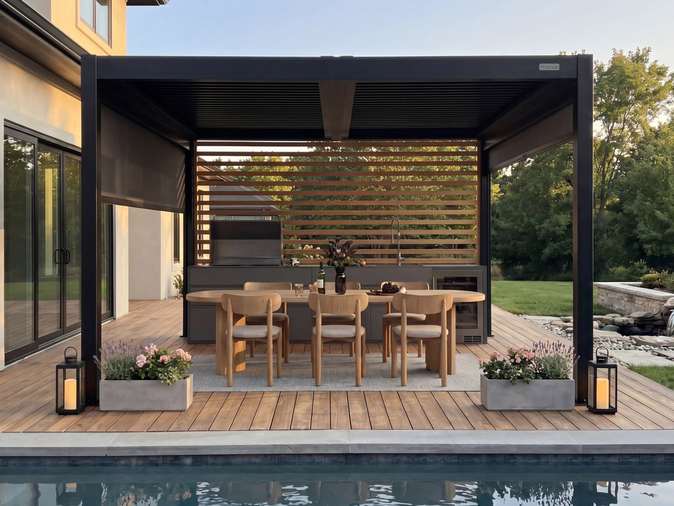 Hansø Aluminum Pergola Kit
