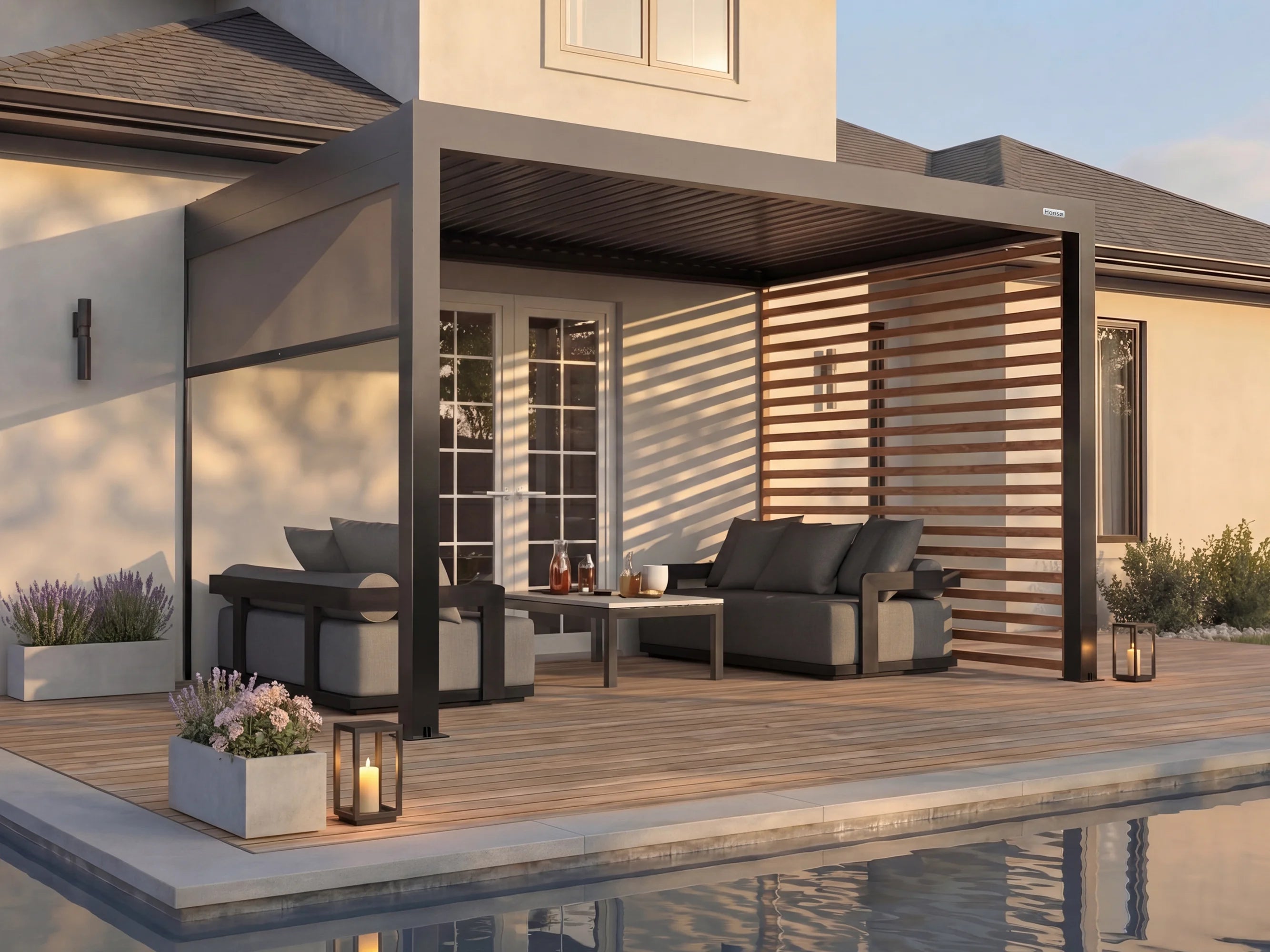 Hansø Aluminum Pergola Kit