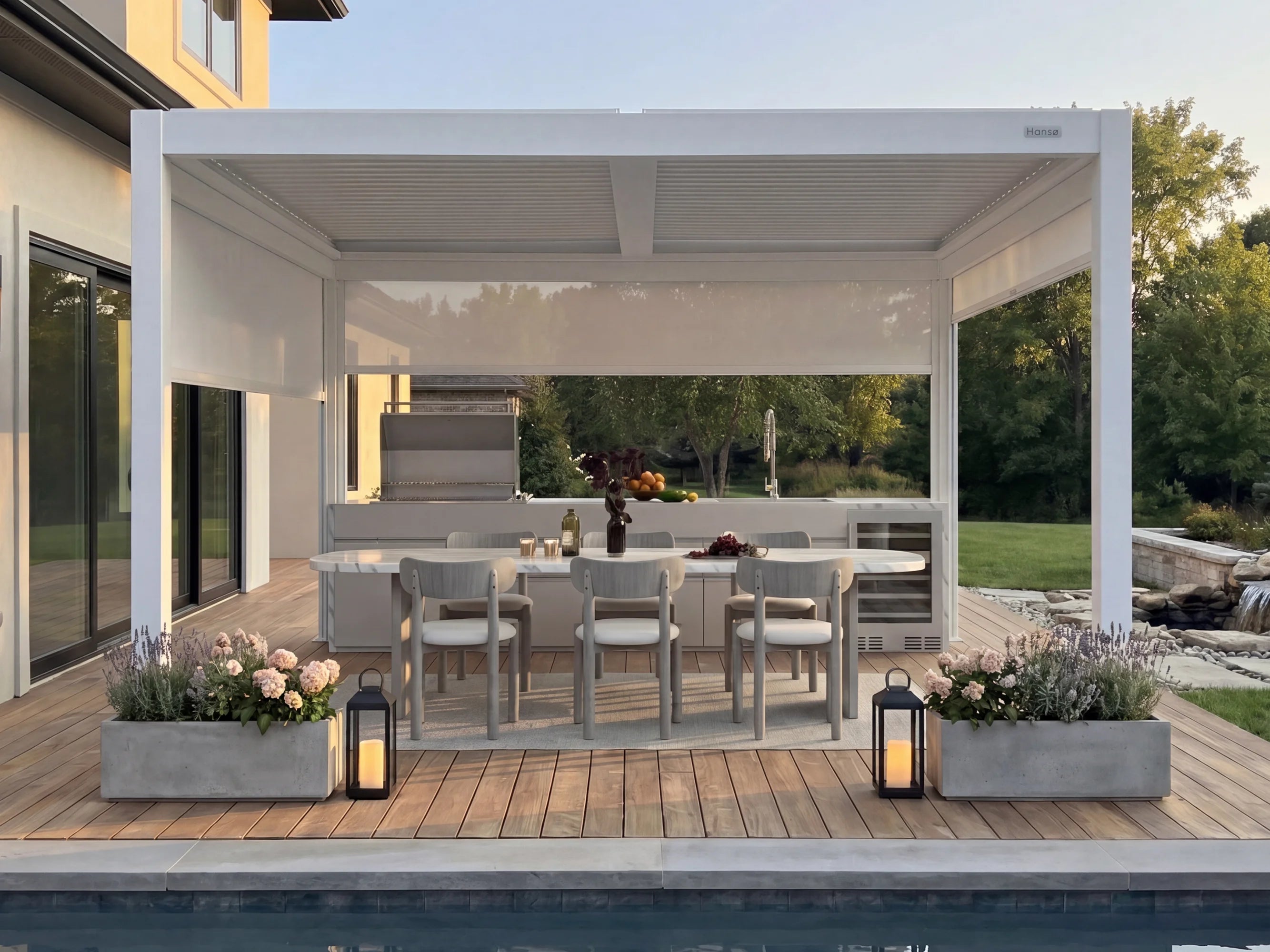Hansø Aluminum Pergola Kit