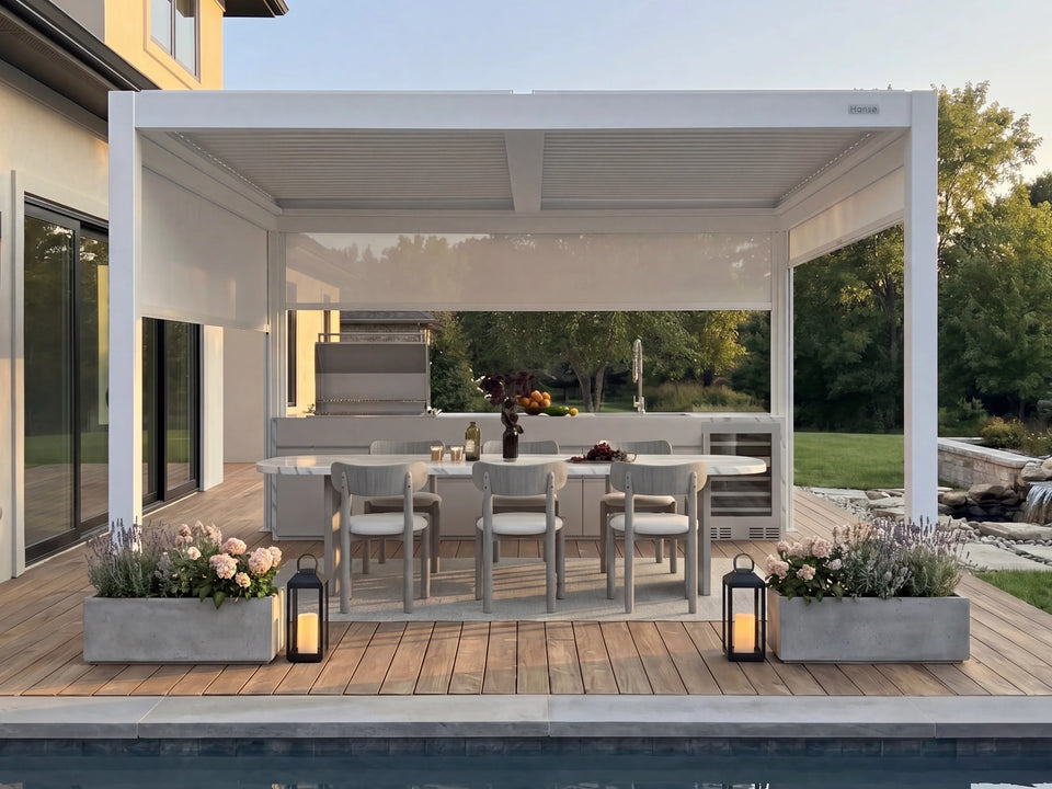 Hansø Aluminum Pergola Kit