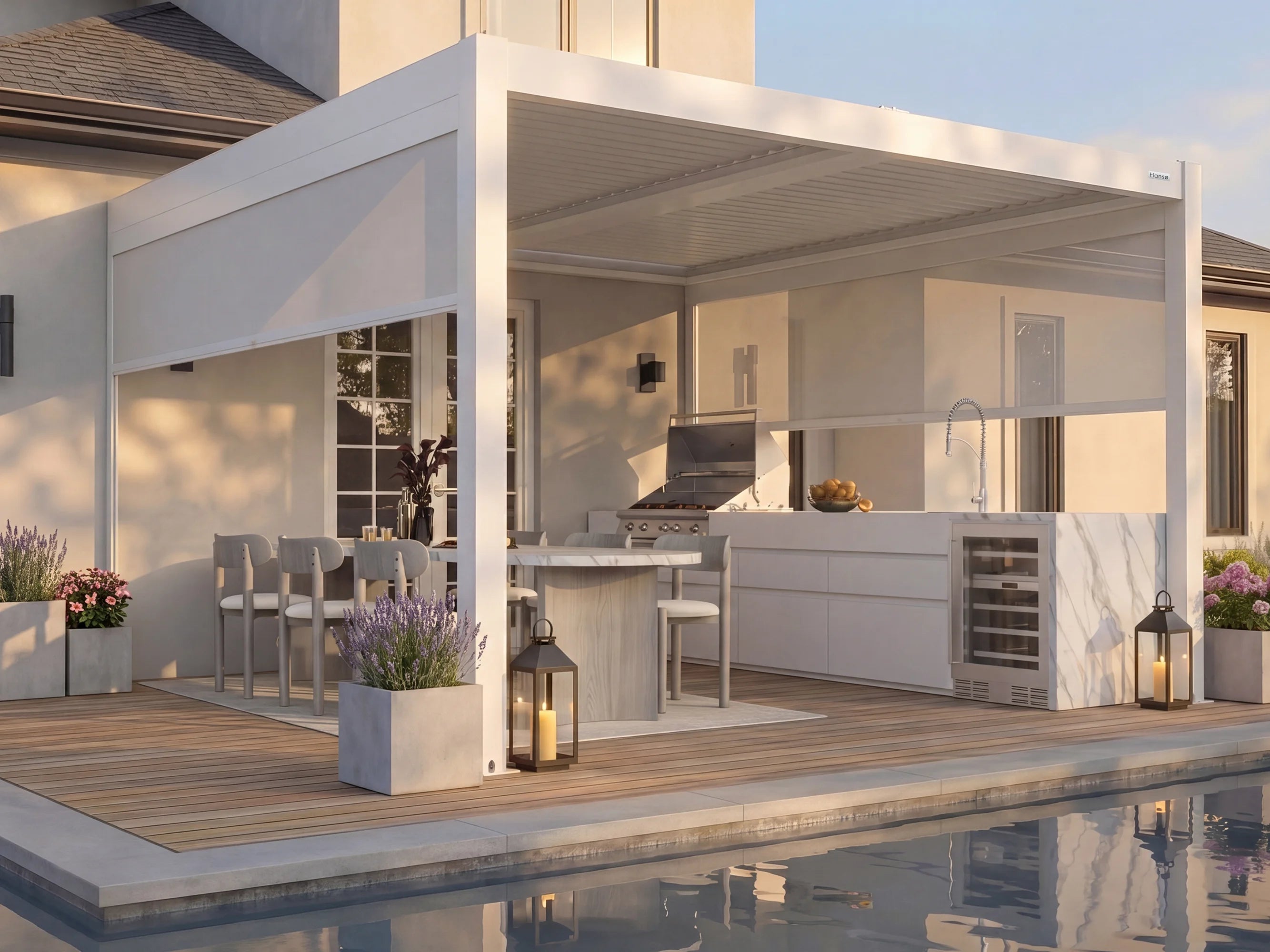 Hansø Aluminum Pergola Kit