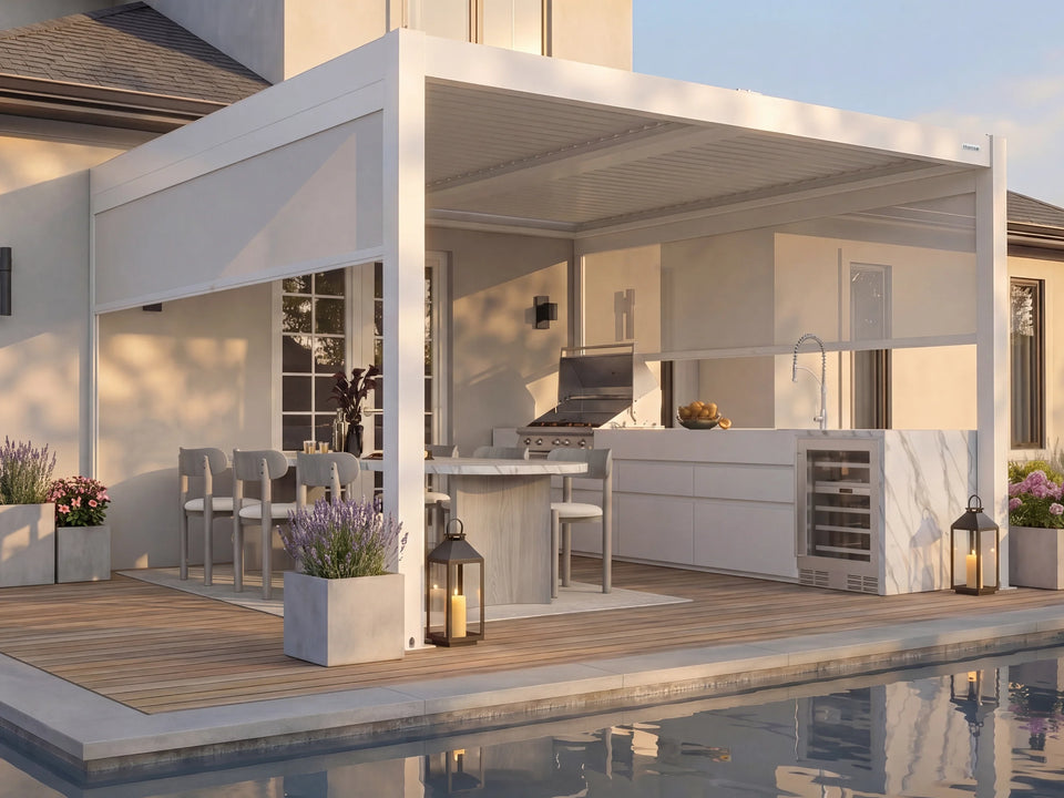 Hansø Aluminum Pergola Kit