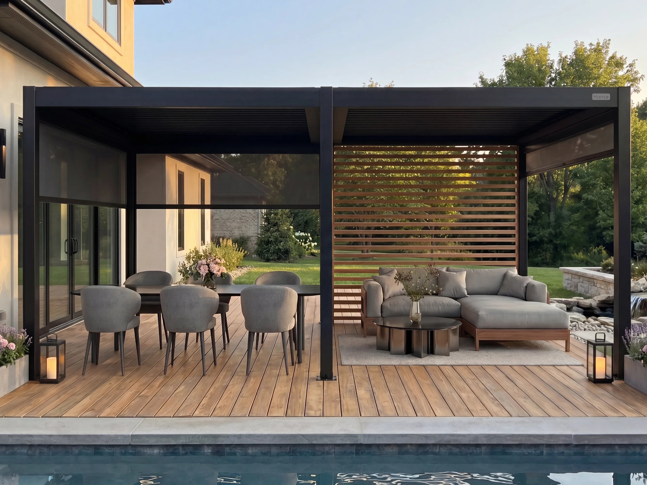 Hansø Aluminum Pergola Kit