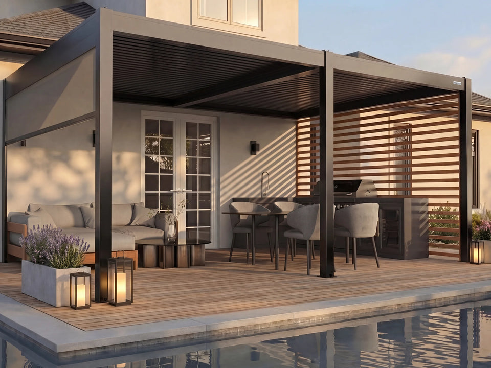 Hansø Aluminum Pergola Kit