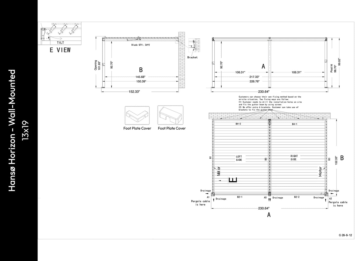 Sizes & Specifications
