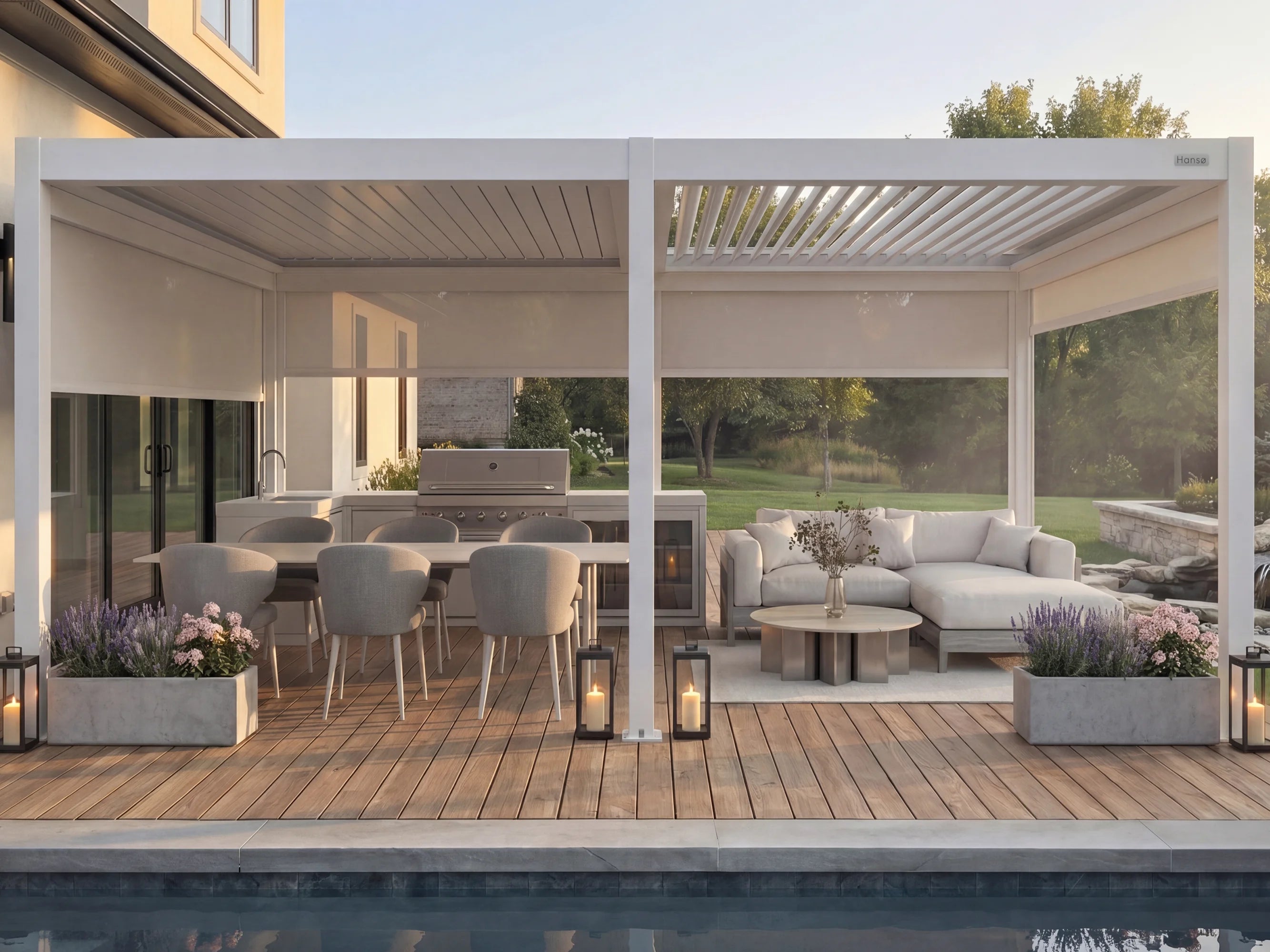 Hansø Aluminum Pergola Kit