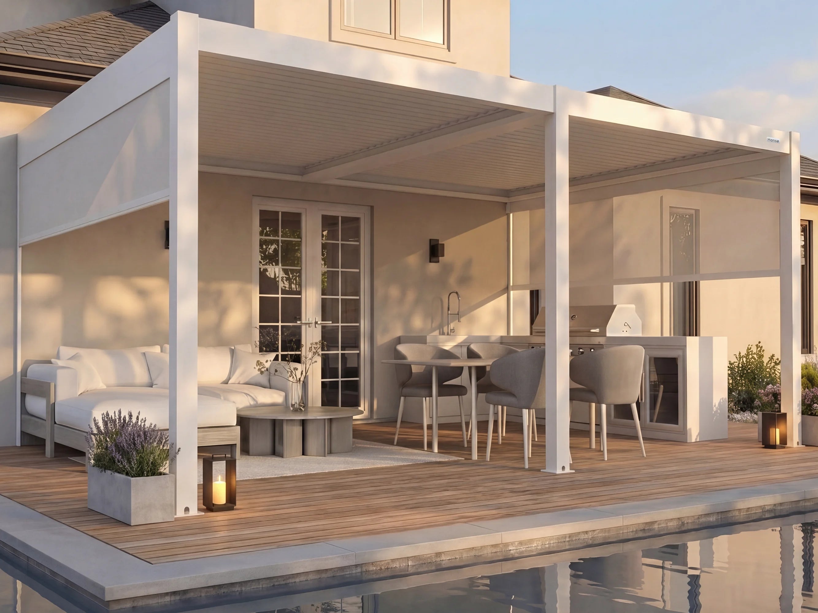 Hansø Aluminum Pergola Kit