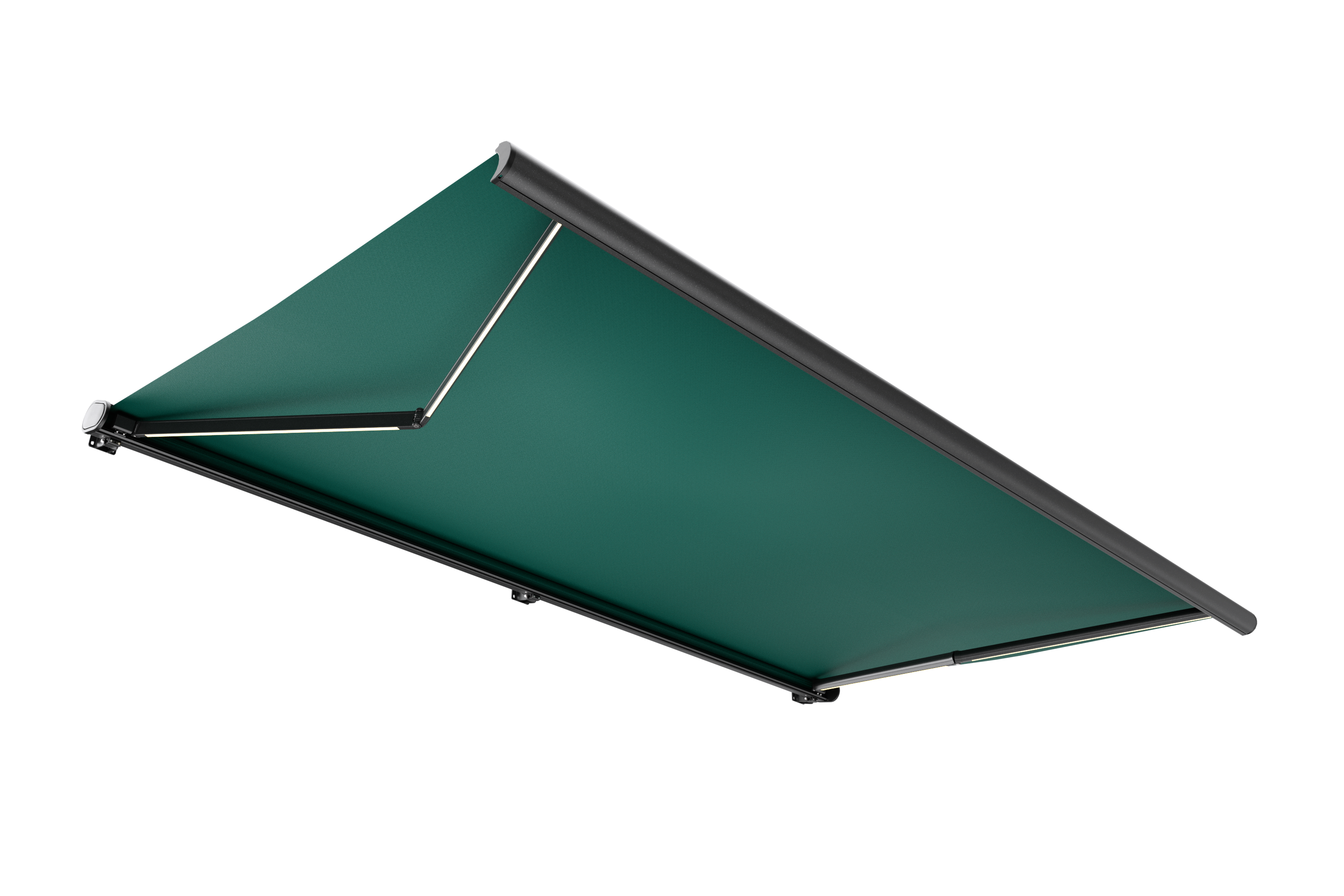 Electric retractable awning