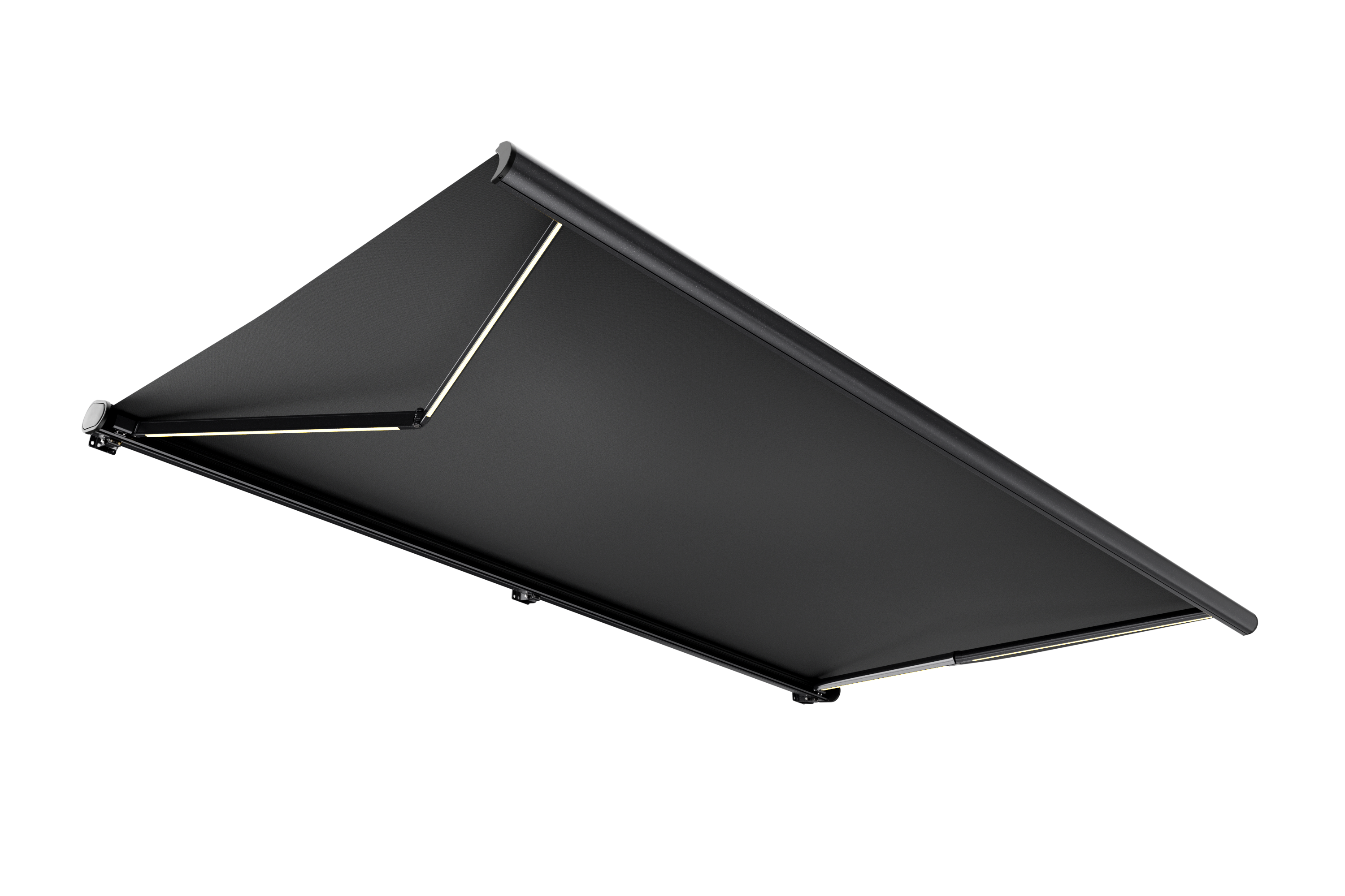 Electric retractable awning