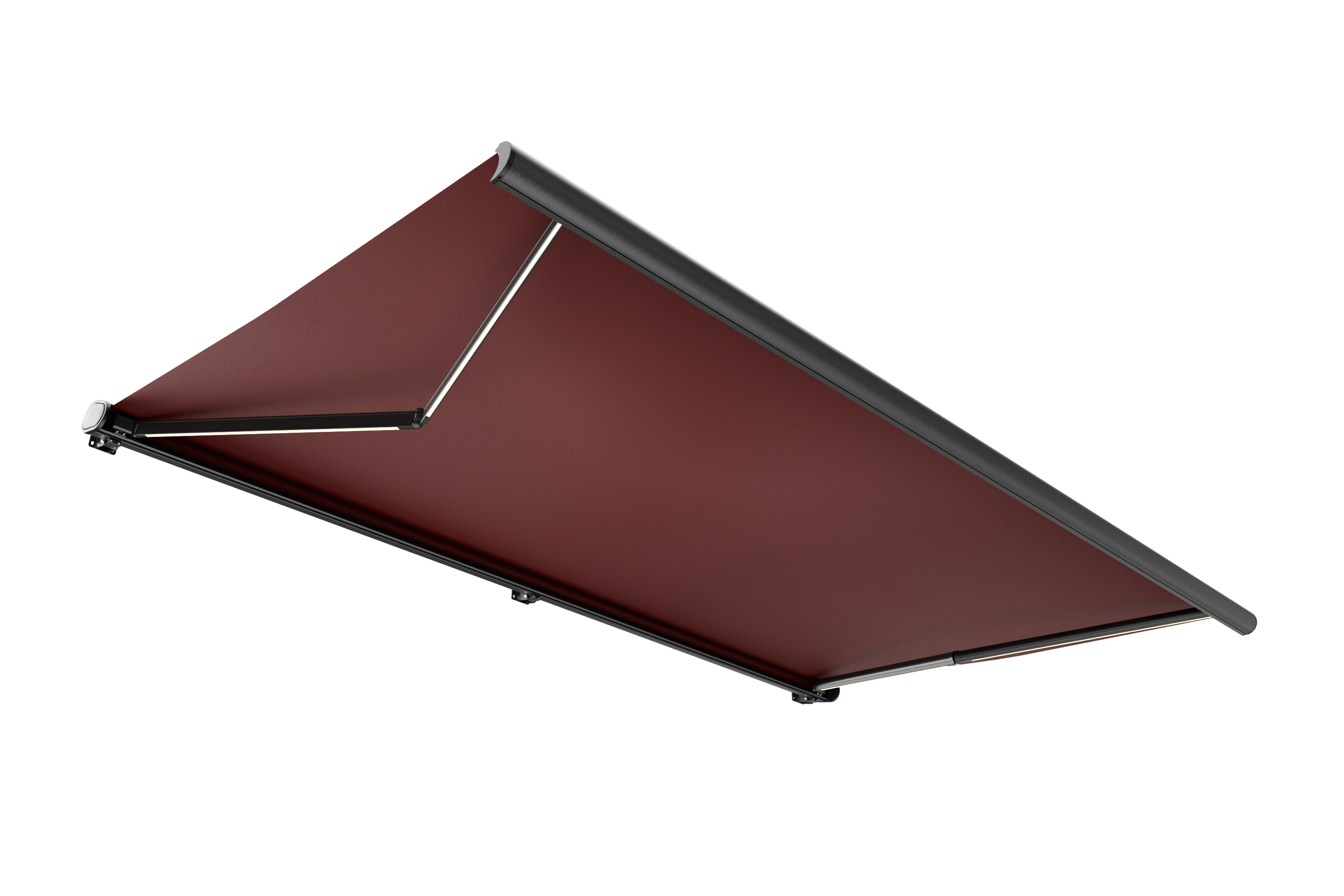 Electric retractable awning