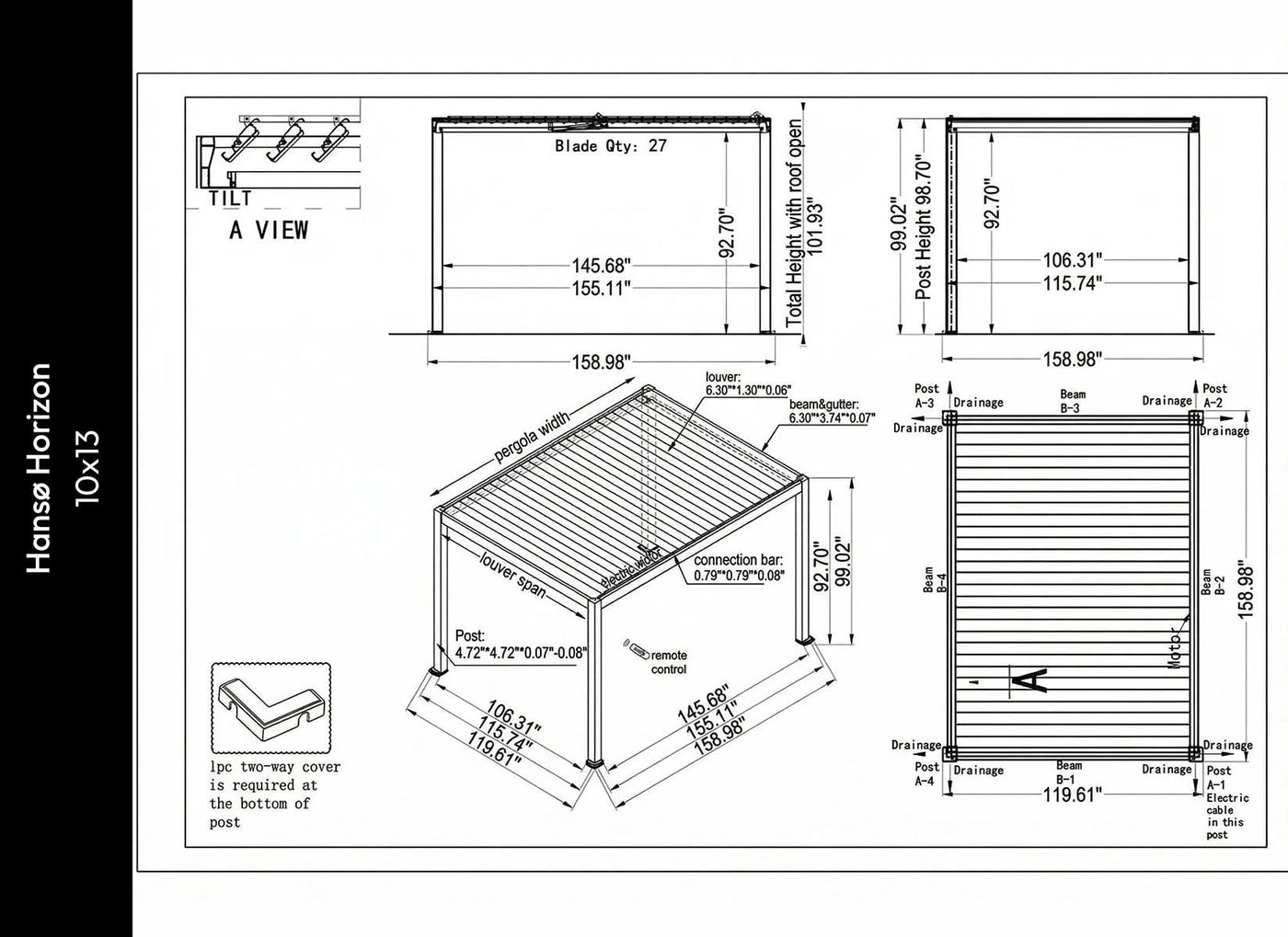 Sizes & Specifications
