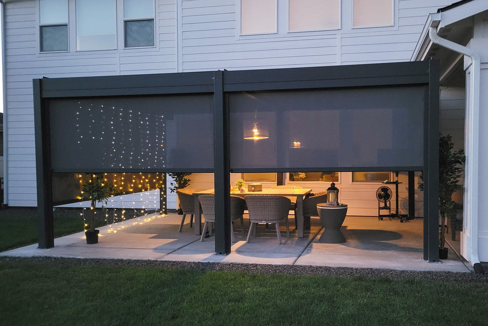 Aluminum pergola