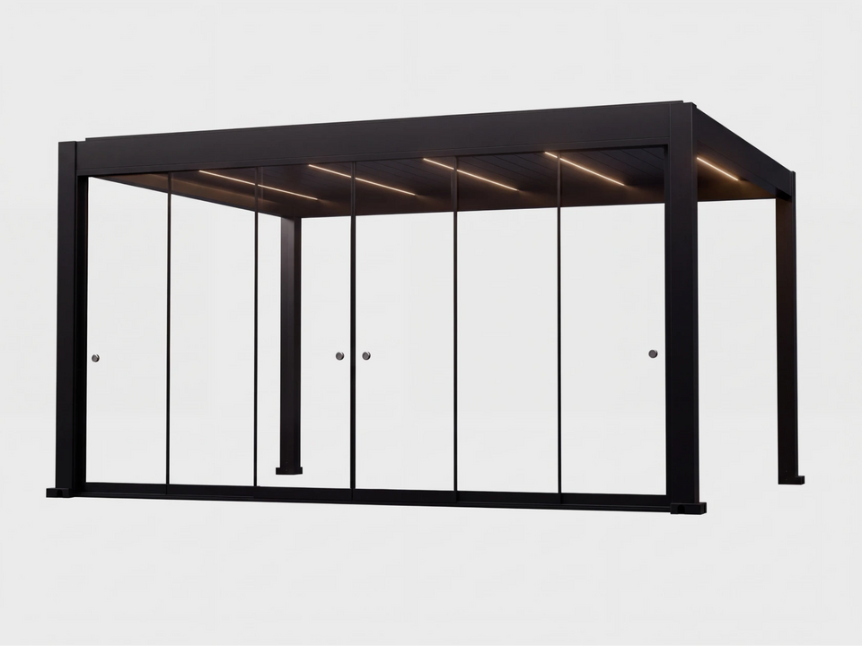 Hansø Apex - Accessory - Glass Wall - White -