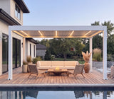 Hansø Apex Pergola - 10' x 16' - White - Freestanding