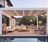 Hansø Apex Pergola - 13' x 16' - White - Freestanding