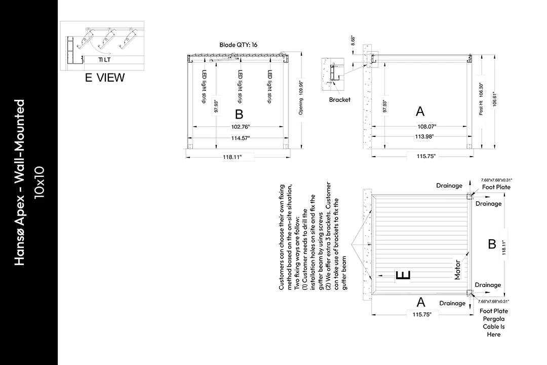Sizes & Specifications