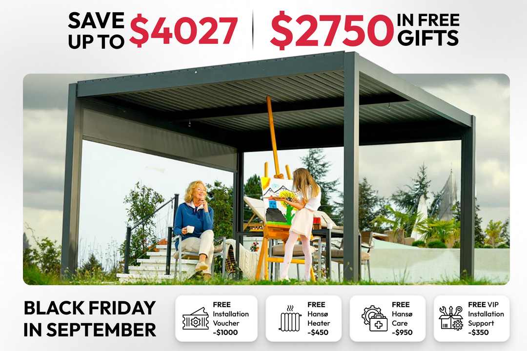 Hansø Aluminum Pergola Kit