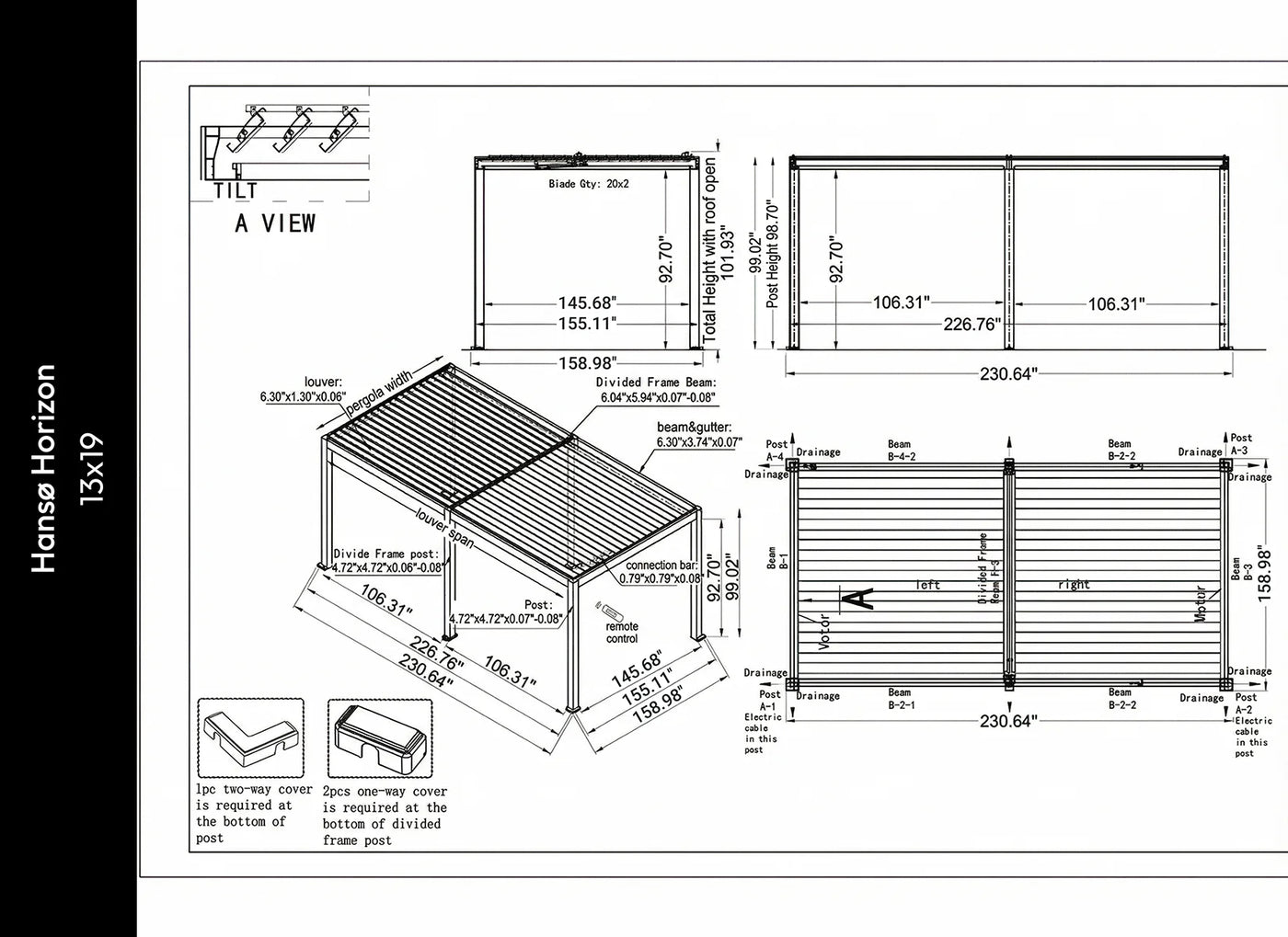 Sizes & Specifications