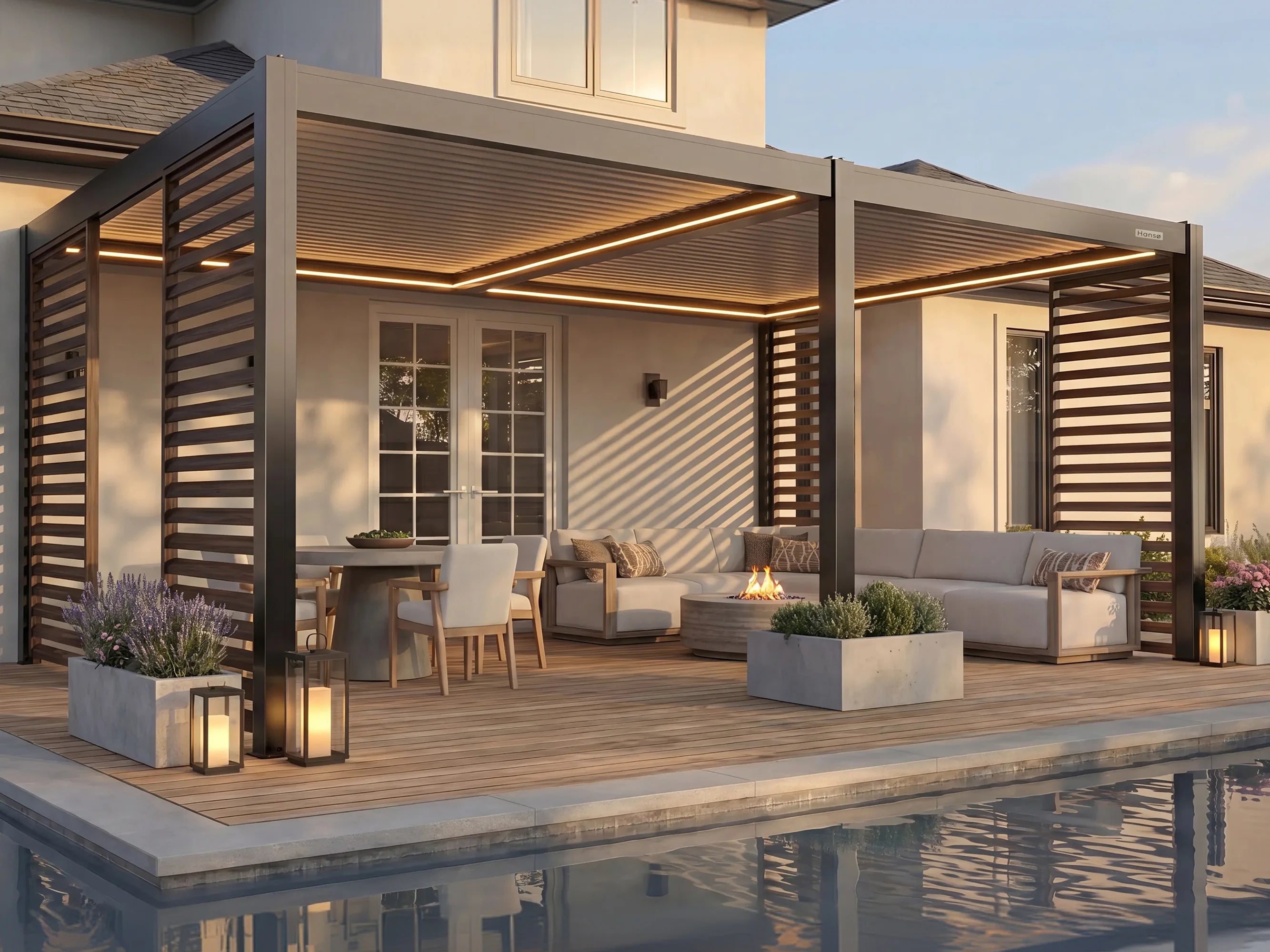 Hansø Horizon Smart Pergola