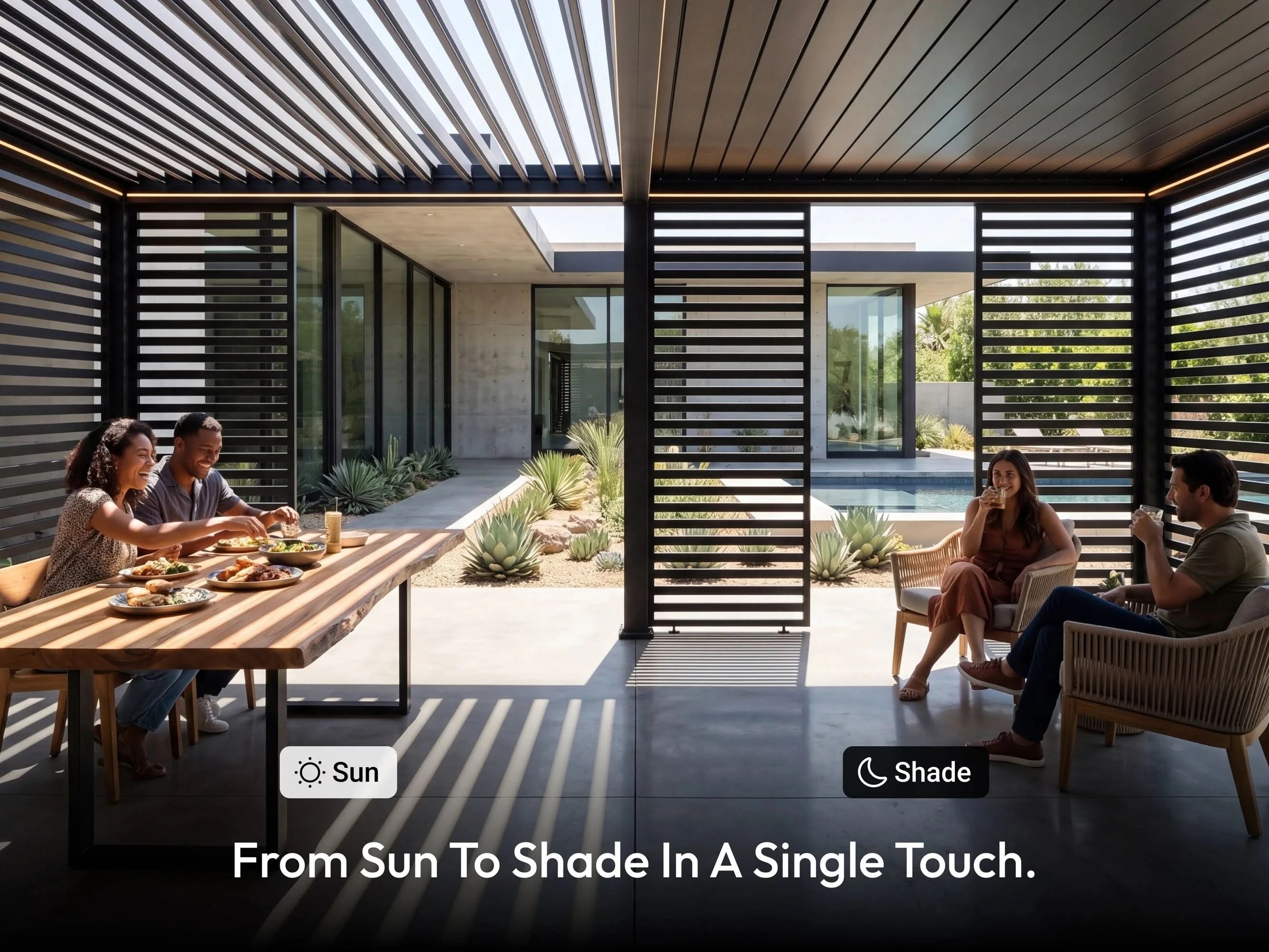Hansø Horizon Smart Pergola
