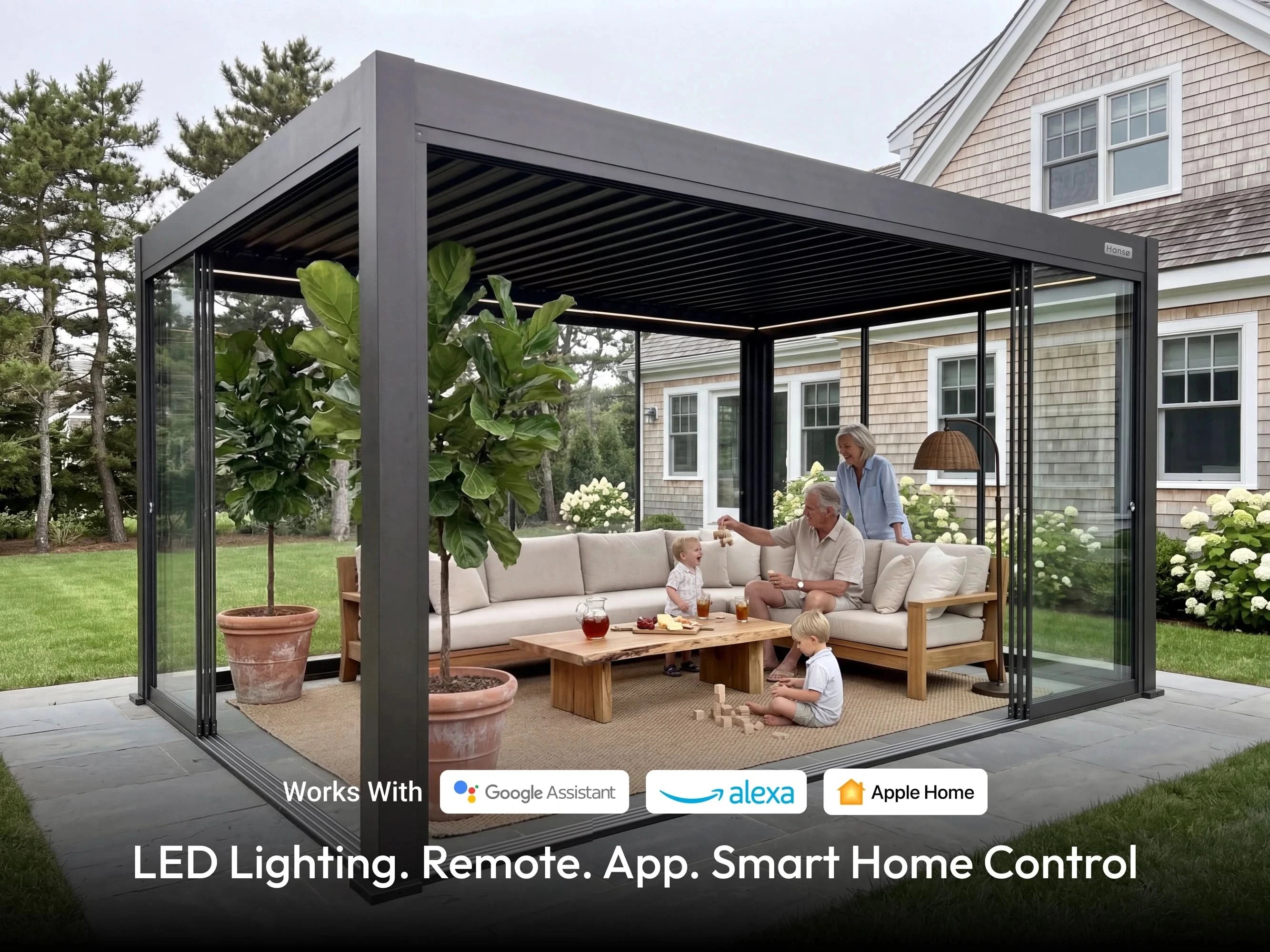 Hansø Horizon Smart Pergola