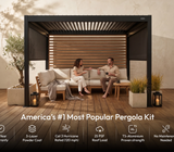 Hansø Aluminum Pergola Kit
