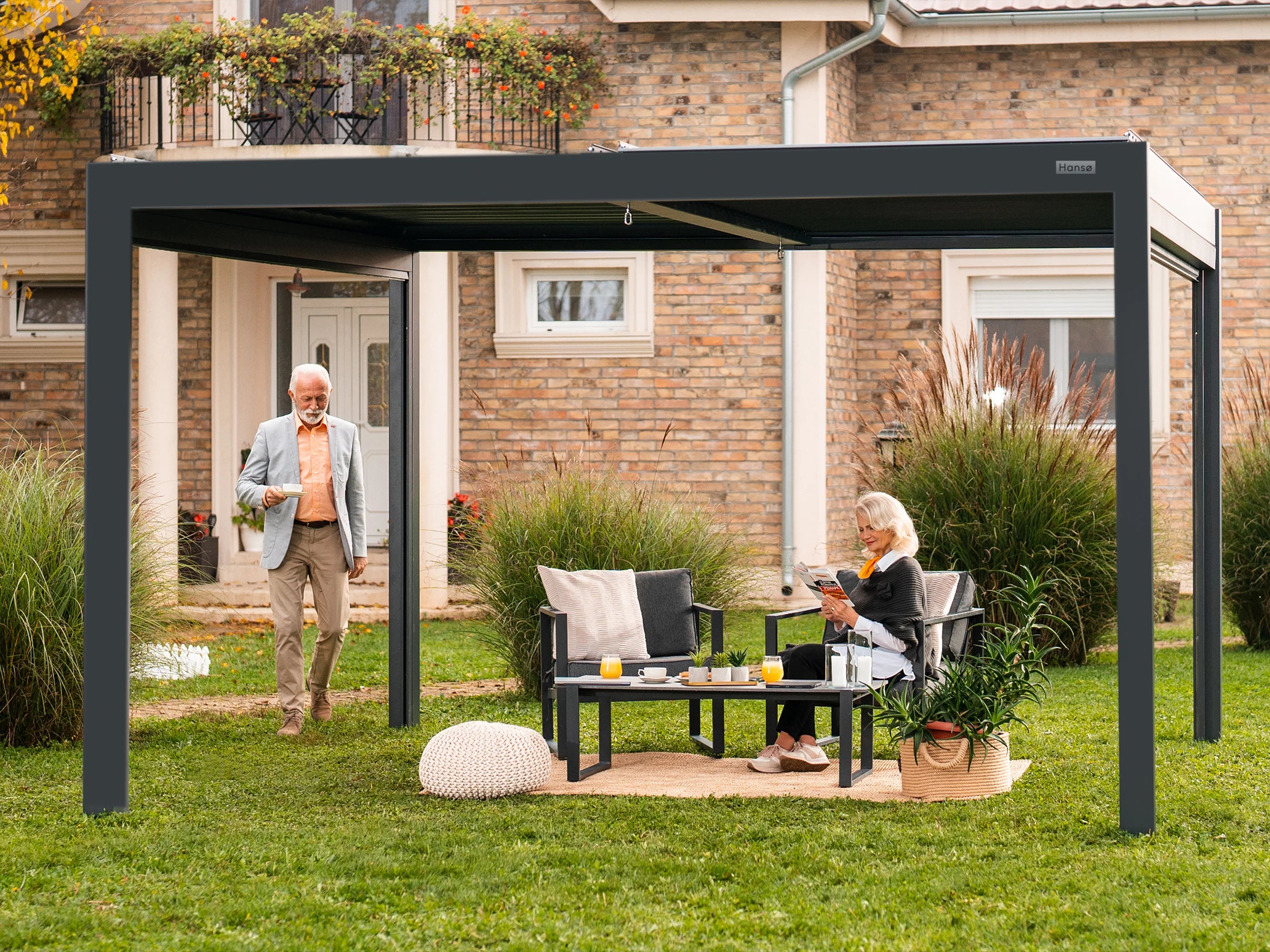 Hansø Aluminum Pergola Kit