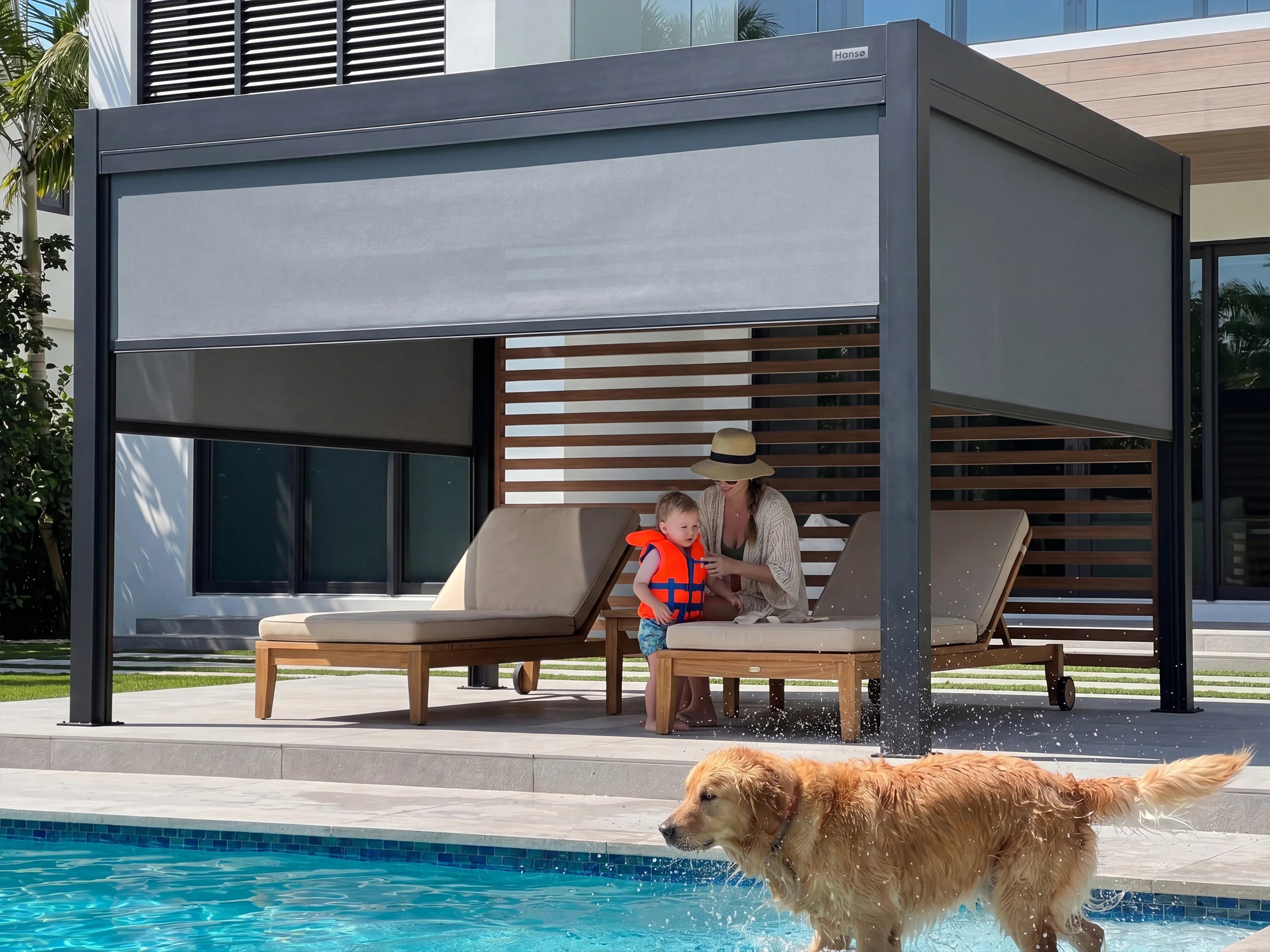 Hansø Aluminum Pergola Kit