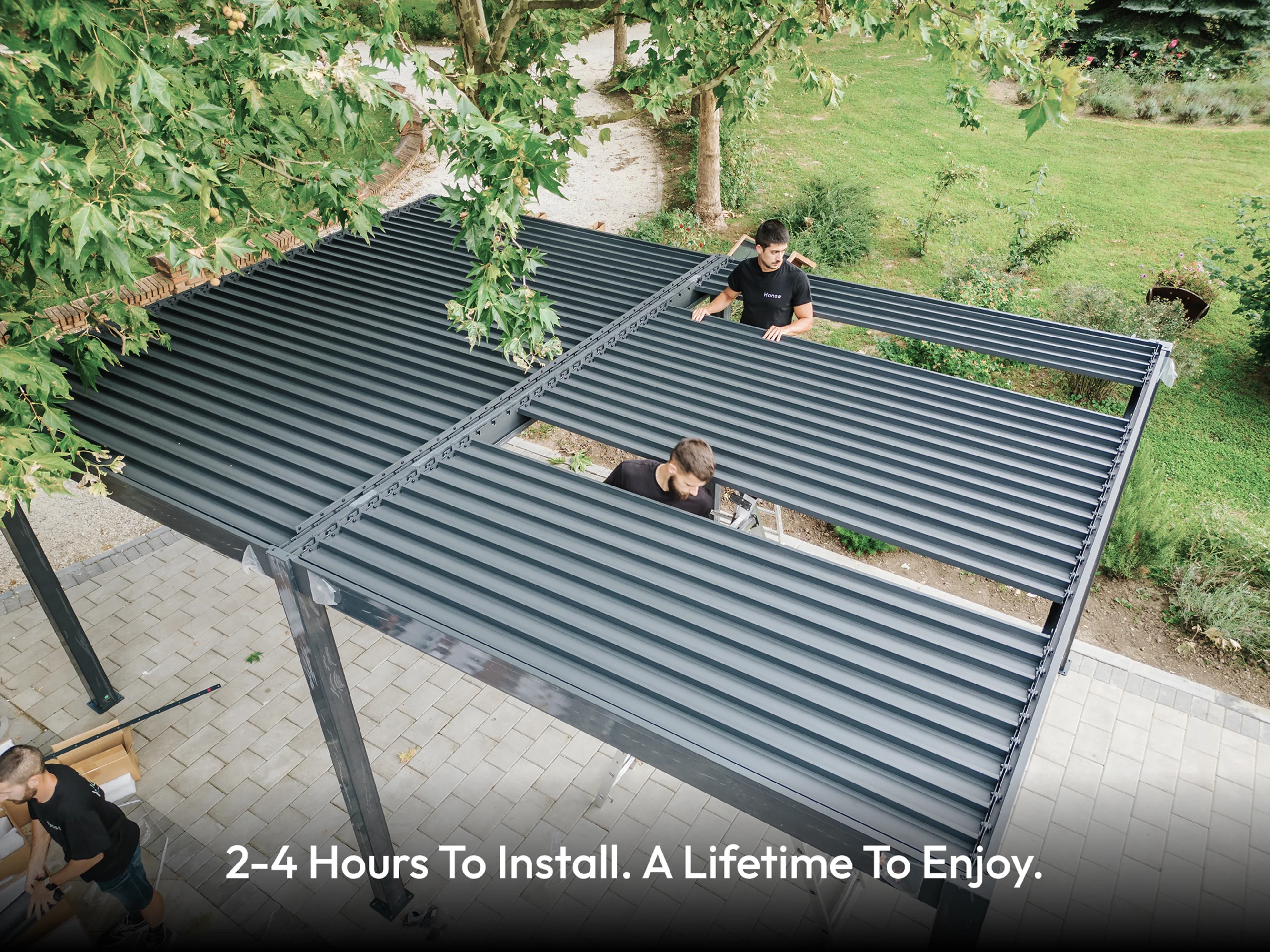Hansø Aluminum Pergola Kit
